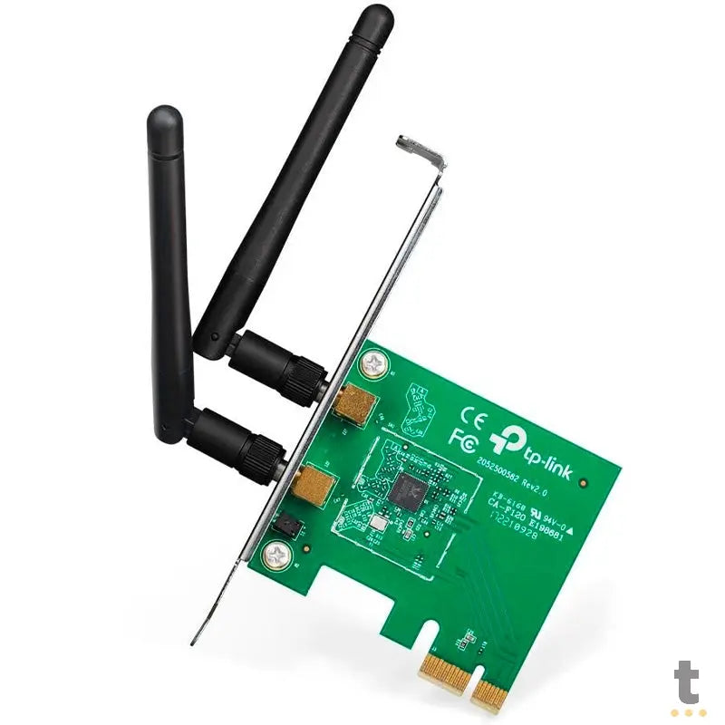 Placa De Rede Sem Fio Pci-E Tp-Link Wn881nd 300mbps 2 Ant Truedata