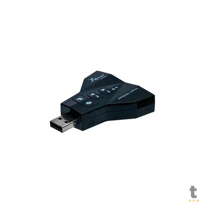 Placa De Som Usb P2 Knup T65 7.1 Digital Truedata