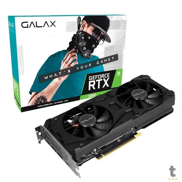 Placa De Video 12gb Rtx3060 Ddr6 Galax 192bit 1777mhz Displayport Hdmi - 36NOL7MD1VOC