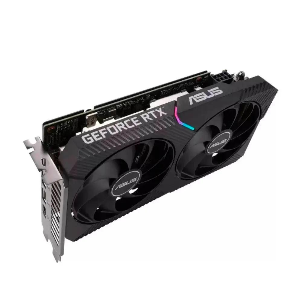 Placa De Video 12gb Rtx3060 Gddr6 Asus Nvidia Dual Geforce V2 OC Edition HDMI Displayport Truedata