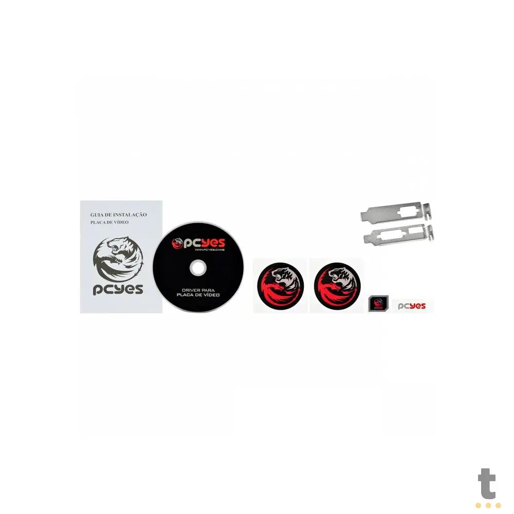 Placa De Video 1gb R5 220 Ddr3 AMD Radeon Pcyes 64bits Low Profile Hdmi Dvi Vga - PJ220R364 Truedata