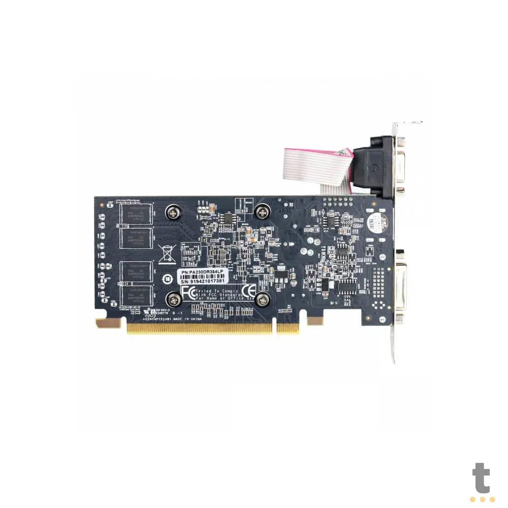 Placa De Video 2gb R5 230 Ddr3 AMD Radeon Pcyes 64bits Low Profile Hdmi Dvi Vga - PA230DR364LP Truedata