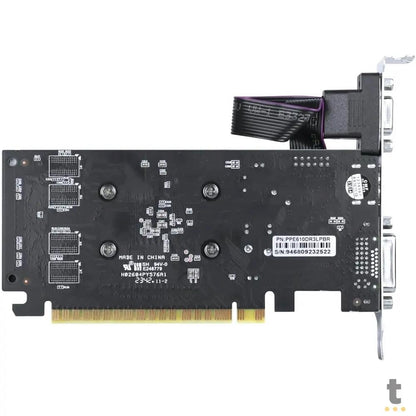 Placa De Video 2gb ddr3 GT 610 PcYes Project Edge Nvidia Geforce 64bits Low Profile Hdmi Dvi Vga - PPE610DR3LPBR Truedata