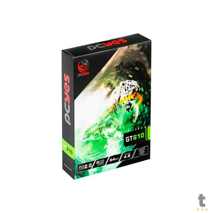Placa De Video 2gb ddr3 PcYes Nvidia Geforce Gt 610 64bits Low Profile Hdmi Dvi Vga - PVG6102GBR364LP Truedata