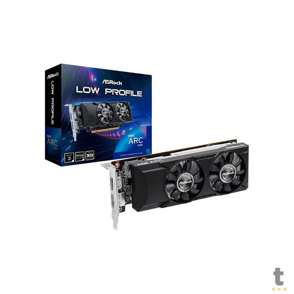 Placa De Video 4Gb A310 Gddr6 Arc Intel Asrock Hdmi Displayport Low Profile - 90-GA4NZZ-00UANF