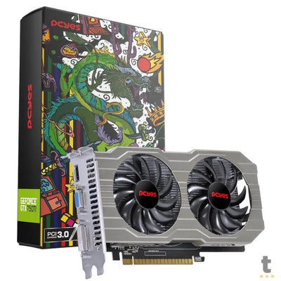 Placa De Video 4Gb GTX 750 Ti Gddr5 Pcyes Nvidia Geforce Dual Fan 128bits Hdmi Dvi Vga - PA750TIR5DFFS