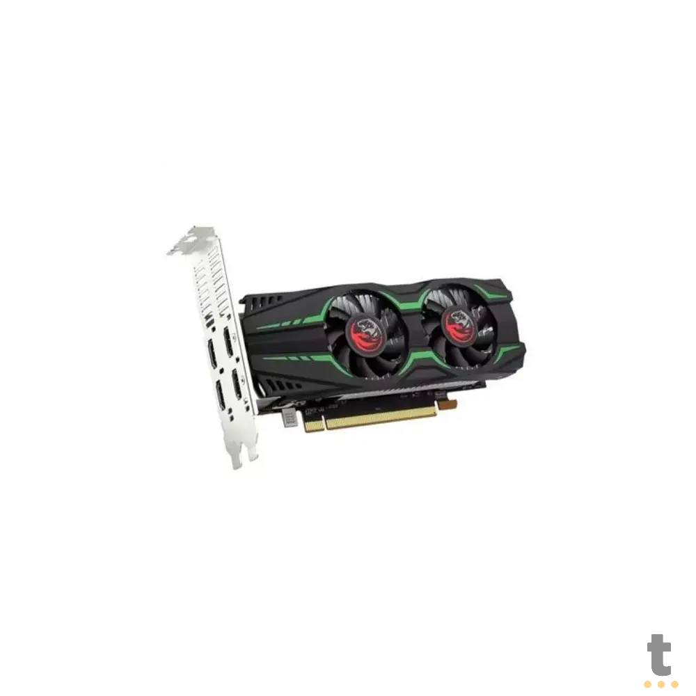 Placa De Video 4Gb RX 570 Gddr5 AMD Radeon PCYes Graffiti Series 128bits Dual Fan 4x Hdmi Low Profile - PVRX570LP4GBDF Truedata