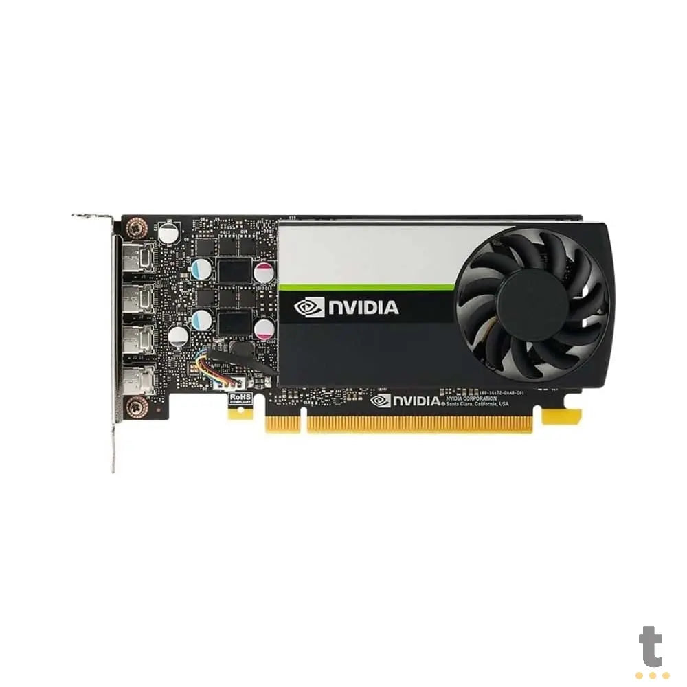Placa De Video 4Gb T1000 Gddr6 PNY Nvidia Geforce Quadro Turing 128bits 4x Mini DisplayPort - VCNT1000-PB Truedata