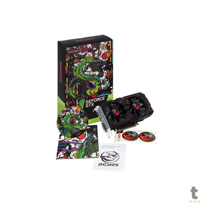 Placa De Video 4gb Gddr6 PcYes Gtx1650 Nvidia Geforce 128bits Dual Fan DisplayPort Hdmi Dvi - PVGTX16504GBR6128 Truedata