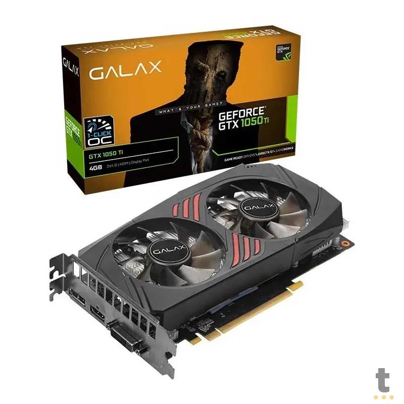 Placa De Video 4gb Gtx1050Ti Ddr5 Galax Geforce OC 128bits 7008mhz Dvi Hdmi - 50IQH8DSQ3CC Truedata