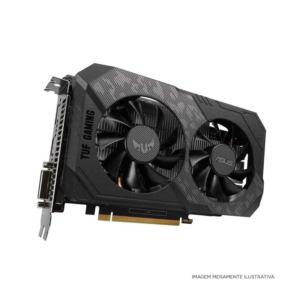 Placa De Video 4gb Gtx1650 Gddr6 Asus Nvidia Geforce TUF Gaming OC Edition Hdmi Dvi - 90YV0EZ2-M0NA00 Truedata