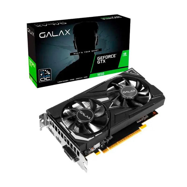 Placa De Video 4gb Gtx1650 Gddr6 Galax One Click 8Gbps DisplayPort Hdmi Dvi - 65SQL8DS66E6
