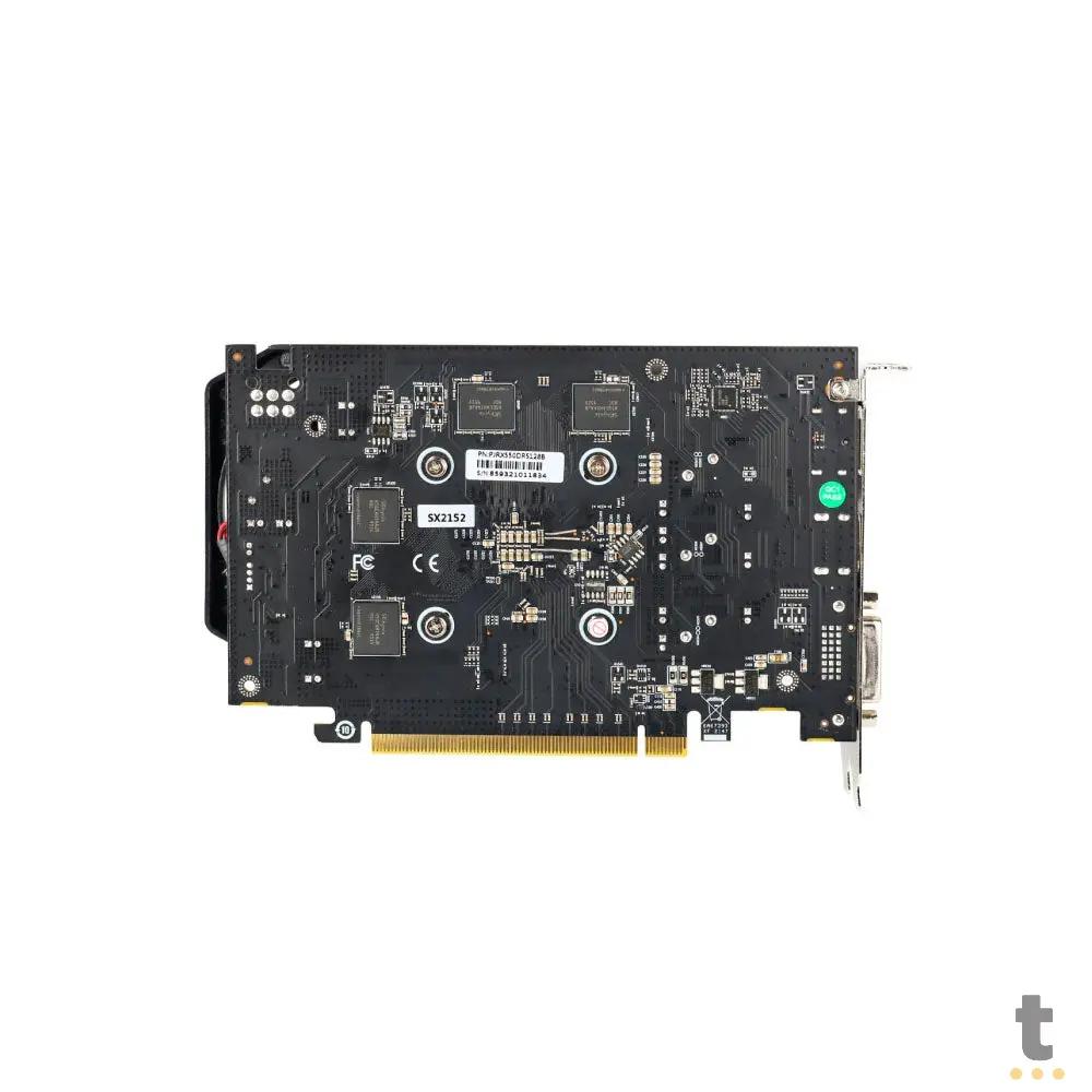 Placa De Video 4gb RX550 Gddr5 AMD Radeon PCYes 128bits Dual Fan Hdmi DisplayPort Dvi - PJRX550DR5128B Truedata