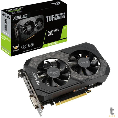 Placa De Video 6gb Gtx1660 Super Gddr6 Asus Nvidia Geforce TUF Gaming OC Edition DVI HDMI DisplayPort Truedata