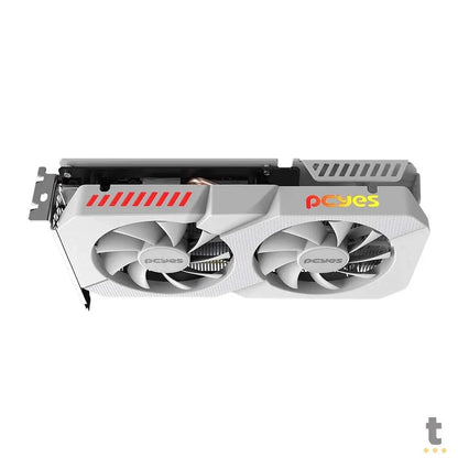 Placa De Video 6gb Rtx3050 GDDR6 PCYes Project Edge Nvidia Geforce 96bit Displayport HDMI DVI Branca - PVRTX30506WTPE Truedata