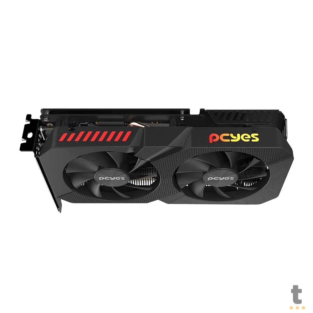 Placa De Video 6gb Rtx3050 GDDR6 PCYes Project Edge Nvidia Geforce 96bit Displayport HDMI DVI - PVRTX30506BLPE Truedata