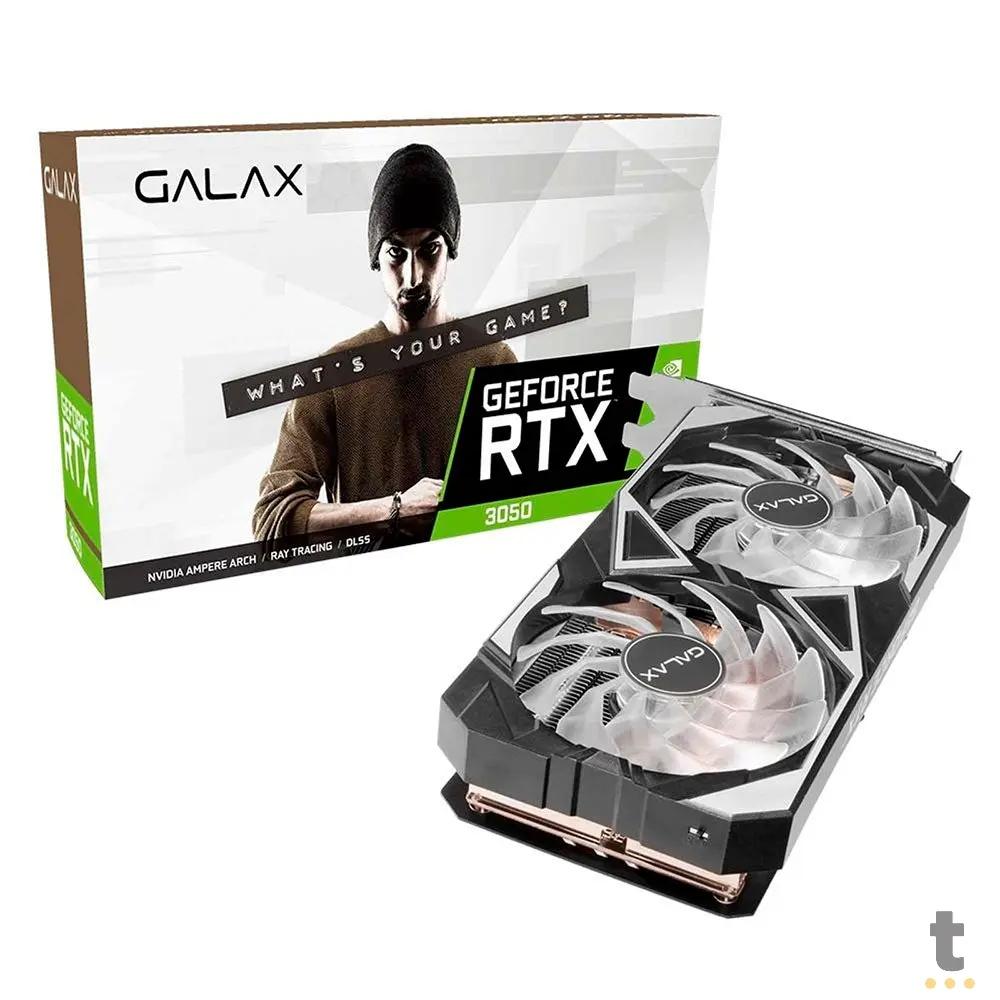 Placa De Video 8gb Rtx3050 Gddr6 NVidia Galax GeForce 128bits 1837Mhz 3x Displayport 1x Hdmi - 35NSL8MD6YEX Truedata