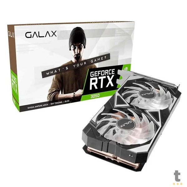 Placa De Video 8gb Rtx3050 Gddr6 NVidia Galax GeForce 128bits 1837Mhz 3x Displayport 1x Hdmi - 35NSL8MD6YEX