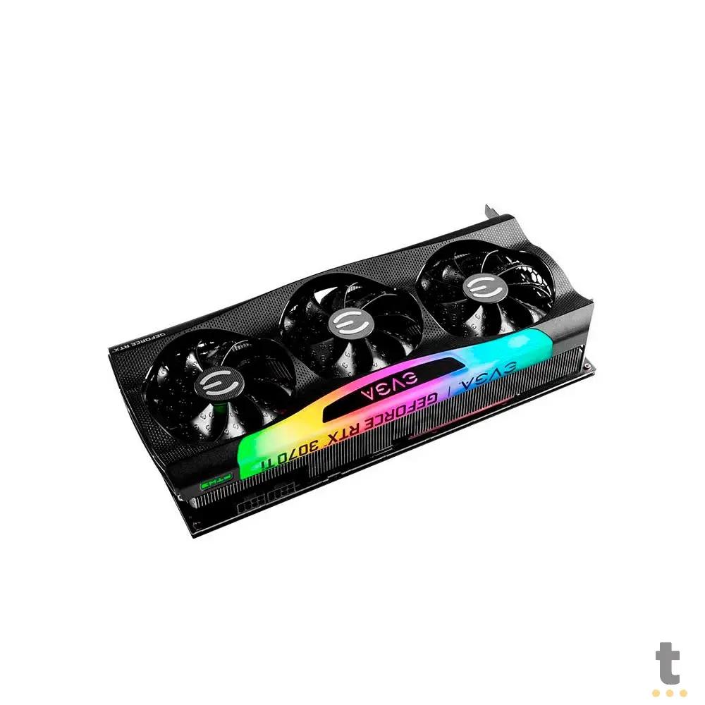 Placa De Video 8gb Rtx3070Ti Gddr6x Lhr Ftw3 Ultra Gaming RGB Evga 256bits HDMI DisplayPort - 08G-P5-3797-KL Truedata
