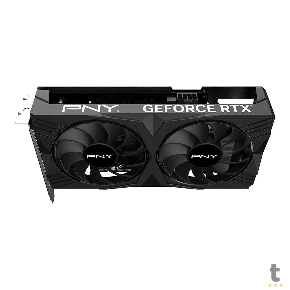 Placa De Video 8gb Rtx4060 Gddr6 Nvidia GeForce PNY Verto 128bits 2460mhz 3x Displayport 1x Hdmi - VCG40608DFXPB1 Truedata