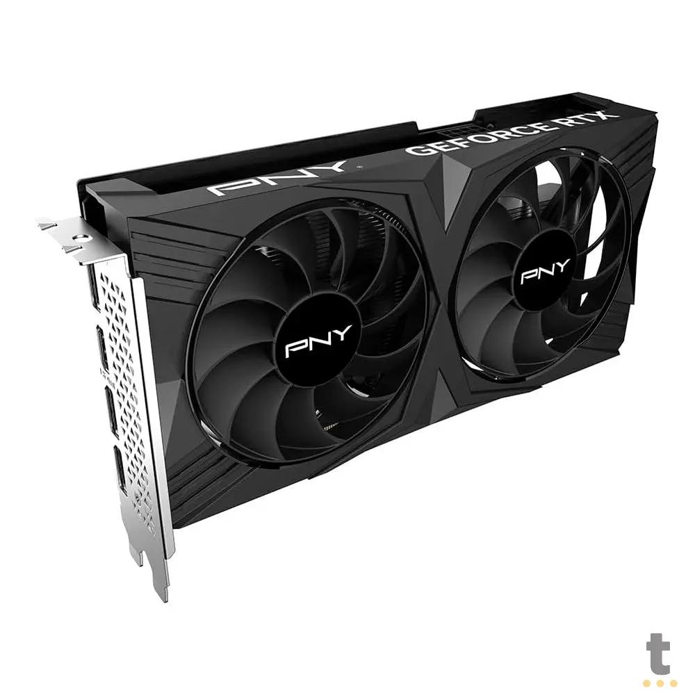 Placa De Video 8gb Rtx4060 Gddr6 Nvidia GeForce PNY Verto 128bits 2460mhz 3x Displayport 1x Hdmi - VCG40608DFXPB1 Truedata