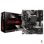 Placa Mae AMD Asrock B450MHDV DDR4 Socket AM4 Hdmi 10/100/1000