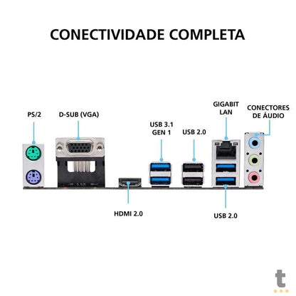 Placa Mae AMD Asus Prime A320M-K/BR DDR4 mATX Socket AM4 Hdmi Truedata