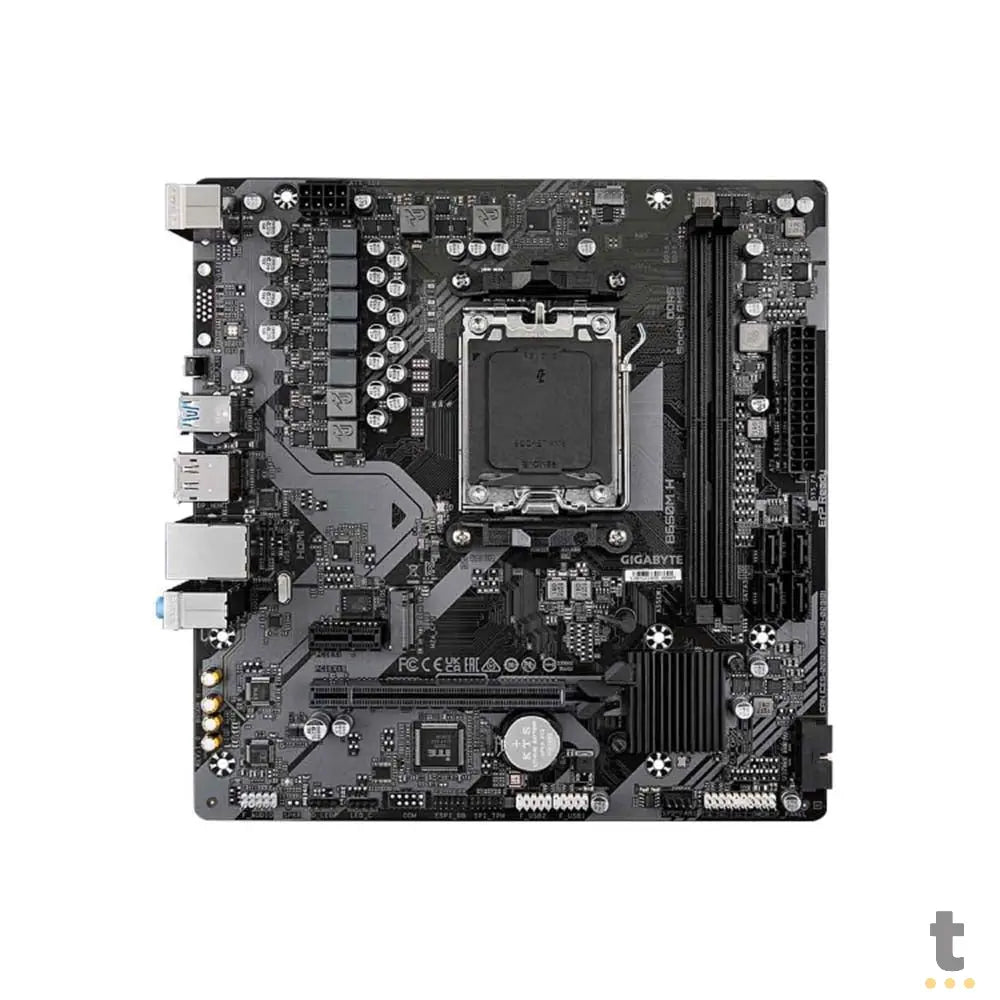 Placa Mae AMD Gigabyte B650M H 1.2 DDR5 Socket AMD AM5 Ryzen Displayport Hdmi Usb 3.2 - B650M H 1.2 Truedata