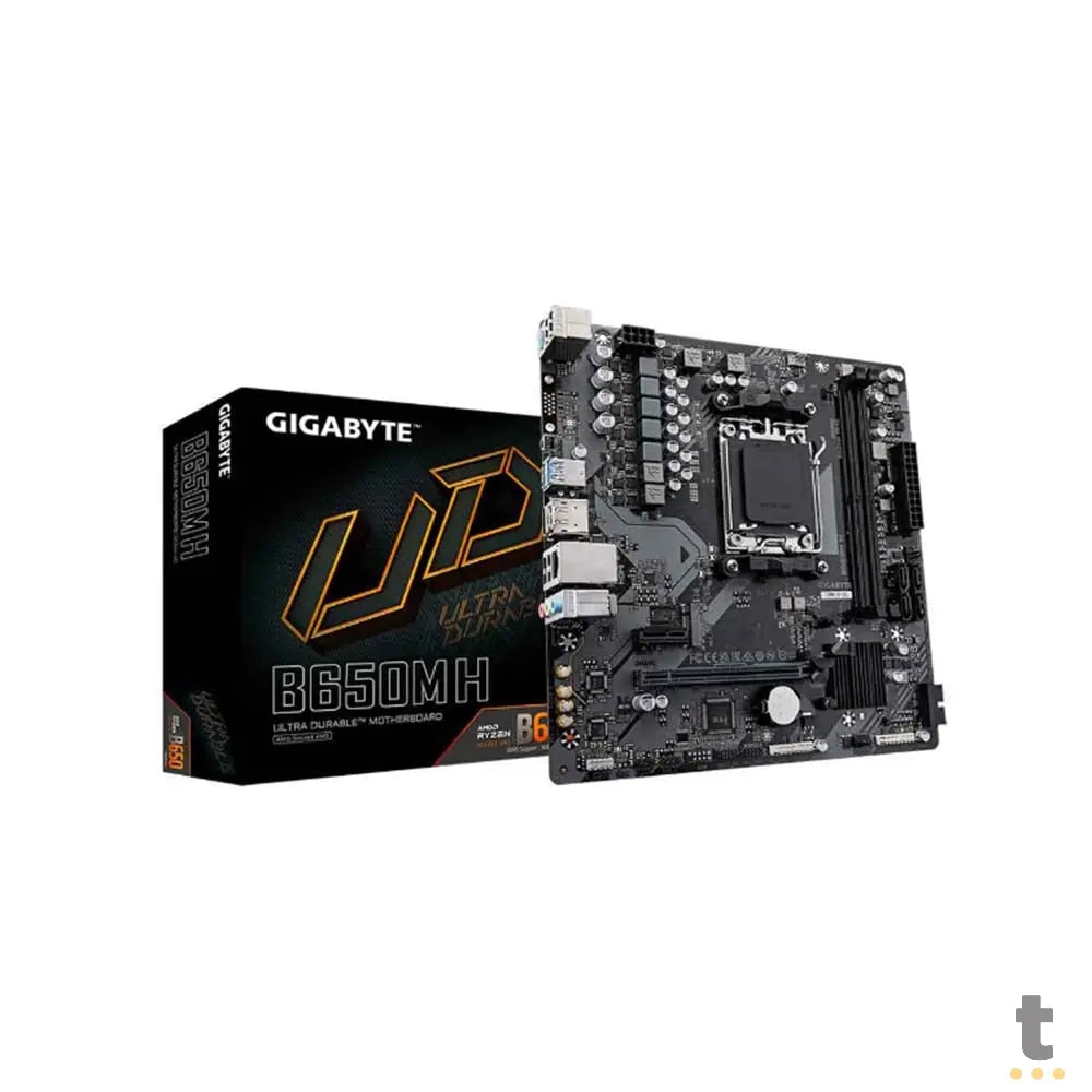 Placa Mae AMD Gigabyte B650M H 1.2 DDR5 Socket AMD AM5 Ryzen Displayport Hdmi Usb 3.2 - B650M H 1.2 Truedata