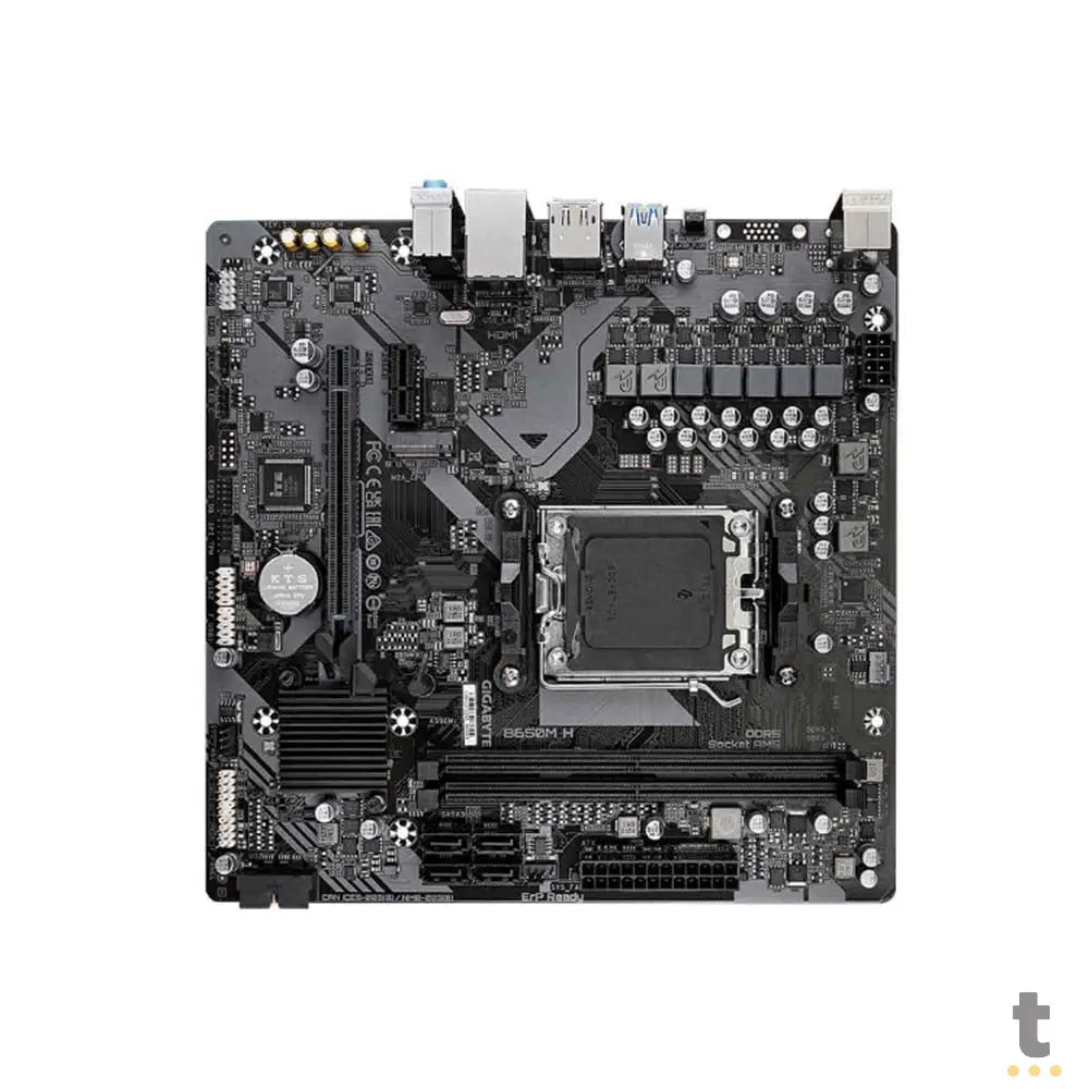 Placa Mae AMD Gigabyte B650M H 1.2 DDR5 Socket AMD AM5 Ryzen Displayport Hdmi Usb 3.2 - B650M H 1.2 Truedata
