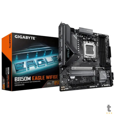 Placa Mae AMD Gigabyte B850M Aorus Eagle Wifi 6E DDR5 AMD AM5 Displayport Hdmi Usb 3.2 - B850M