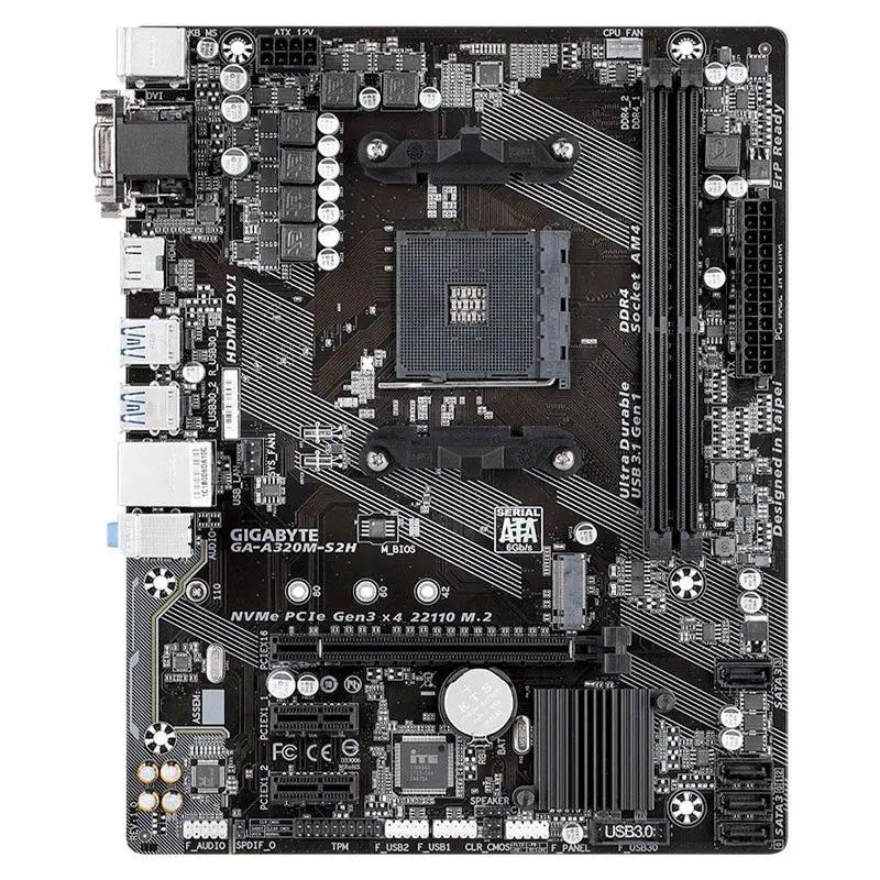 Placa Mae AMD Gigabyte GA-A320M-S2H DDR4 Socket AM4 Truedata