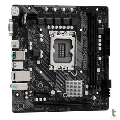 Placa Mae ASRock H610M-HDV Intel Lga 1700 Ddr4 Hdmi USB 3.2 (12a e 13a Geração) Truedata