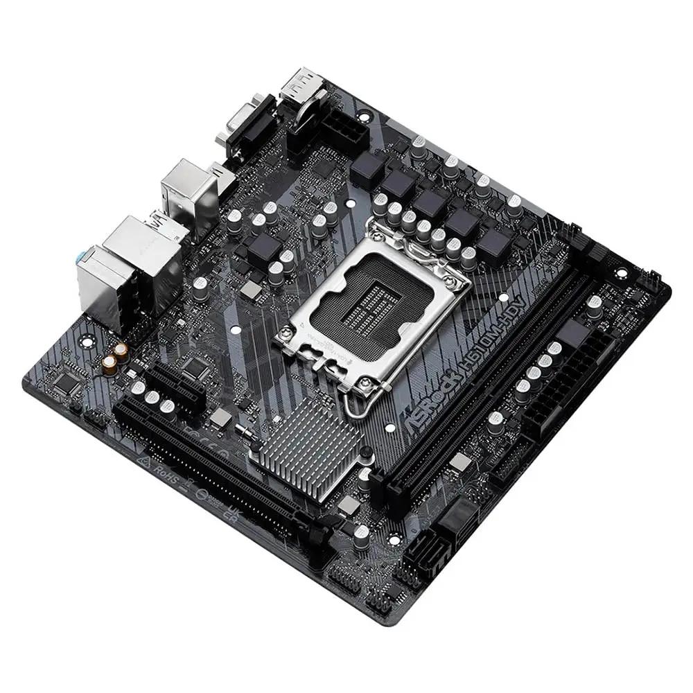 Placa Mae ASRock H610M-HDV Intel Lga 1700 Ddr4 Hdmi USB 3.2 (12a e 13a Geração) Truedata