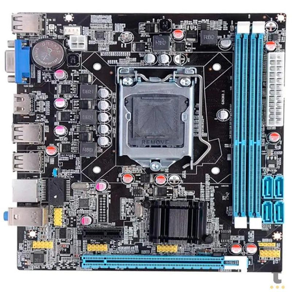 Placa Mae Afox H61m Yg-H61-S Ddr3 16gb Vga Hdmi Socket 1155 Box