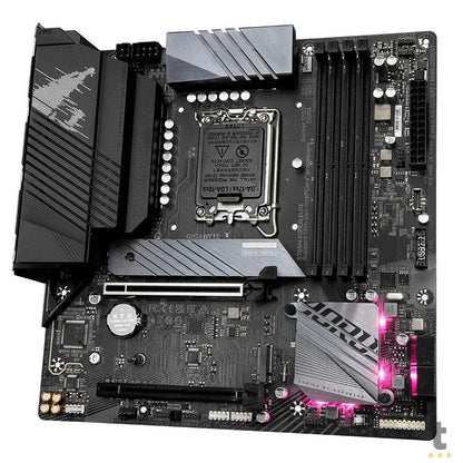 Placa Mae AsRock B760M Aorus Elite Lga 1700 Ddr5 2933mhz Hdmi M.2 DP Usb-C (12a e 13a Geração) Truedata