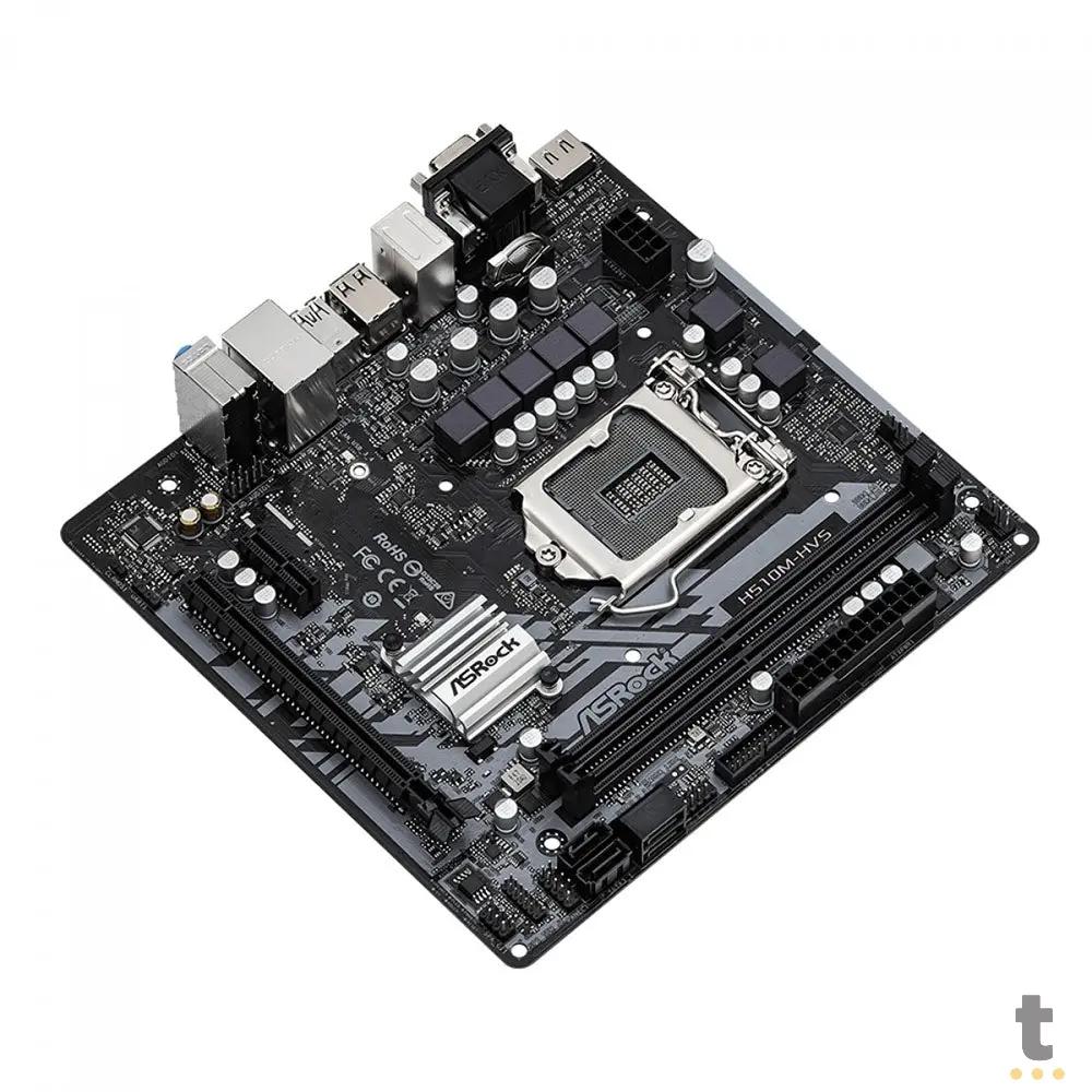 Placa Mae AsRock H510M-HVS V2.0 Atx Lga 1200 Ddr4 3200Mhz Hdmi USB D-Sub (10a e 11a Geração) Truedata