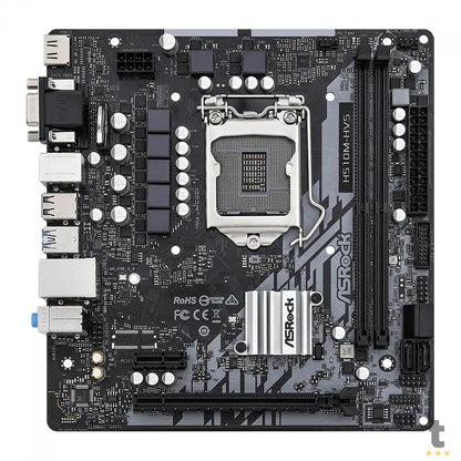 Placa Mae AsRock H510M-HVS V2.0 Atx Lga 1200 Ddr4 3200Mhz Hdmi USB D-Sub (10a e 11a Geração) Truedata