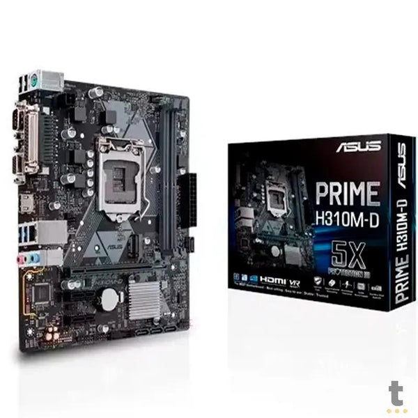 Placa Mae Asus Prime H310m-E Socket 1151 R2.0 Intel Ddr4 Hdmi Vga (8a E 9a Ger Intel)