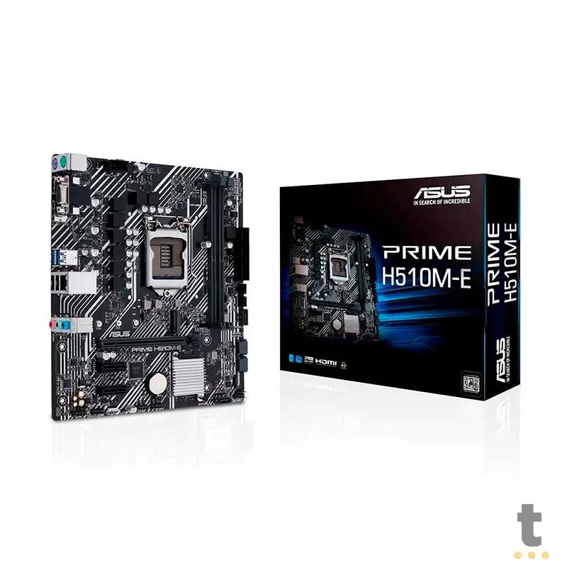 Placa Mae Asus Prime H510M-E Lga 1200 Ddr4 3200Mhz Hdmi Displayport M.2 (10a e 11a Geração) Truedata
