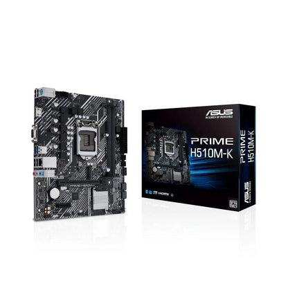 Placa Mae Asus Prime H510M-K Intel Lga 1200 Ddr4 3200Mhz Hdmi D-Sub Usb M.2 (10a e 11a Geração) Truedata