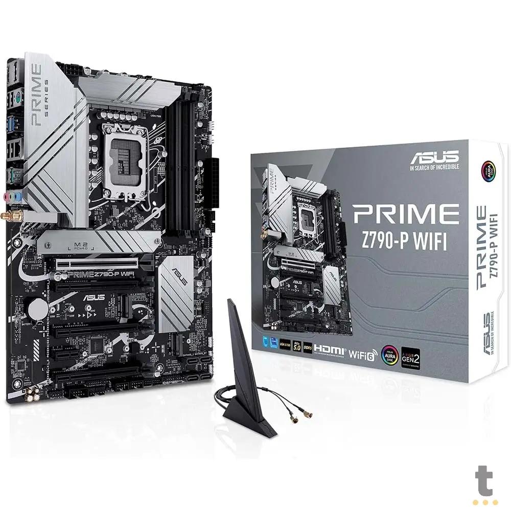 Placa Mae Asus Prime Z790-P Atx Intel Lga 1700 DDR5 Hdmi Displayport M.2 NVME USB-C (12a, 13a e 14a Geração) - PRIME Z79 Truedata