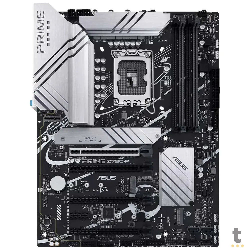 Placa Mae Asus Prime Z790-P Atx Intel Lga 1700 DDR5 Hdmi Displayport M.2 NVME USB-C (12a, 13a e 14a Geração) - PRIME Z79 Truedata