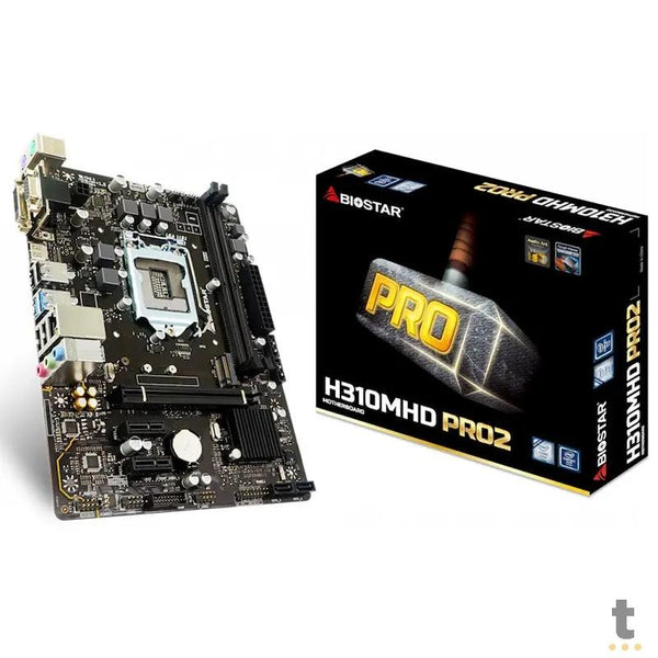 Placa Mae Biostar H310 Mhd Pro2 Intel Ddr4 Hdmi Vga Socket 1151 (8a E 9a Ger Intel)