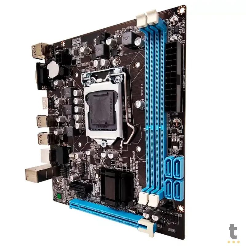 Placa Mae Bluecase Bmbh61-T Ddr3 16gb 10/100/1000 Socket 1155 Bulk Truedata