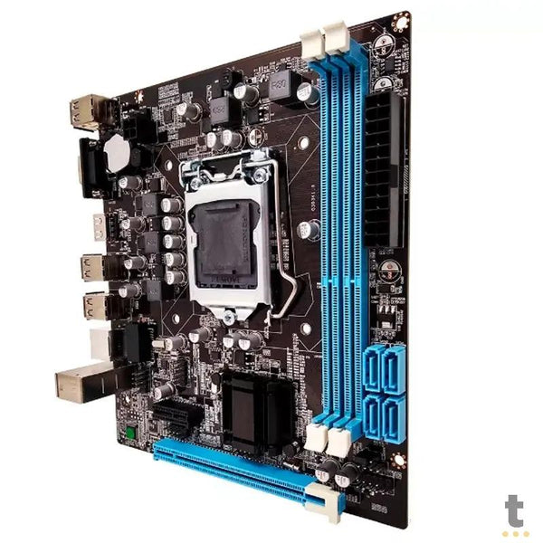 Placa Mae Bluecase Bmbh61-T Ddr3 16gb 10/100/1000 Socket 1155 Bulk