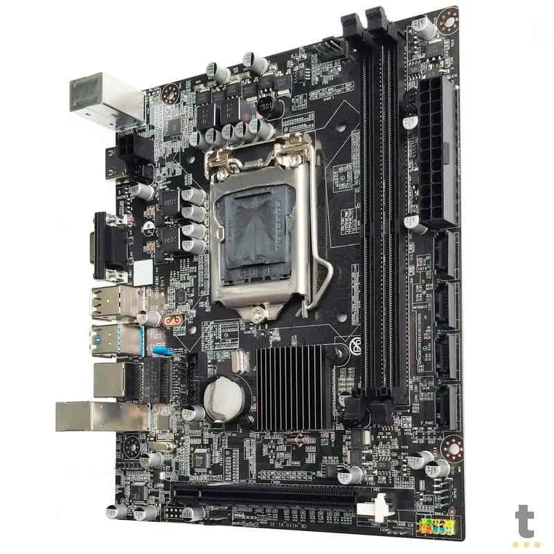 Placa Mae Bluecase H110-D Bulk Ddr4 Lga 1151 6a E 7a Ger Vga Hdmi - BMBH110-D Truedata