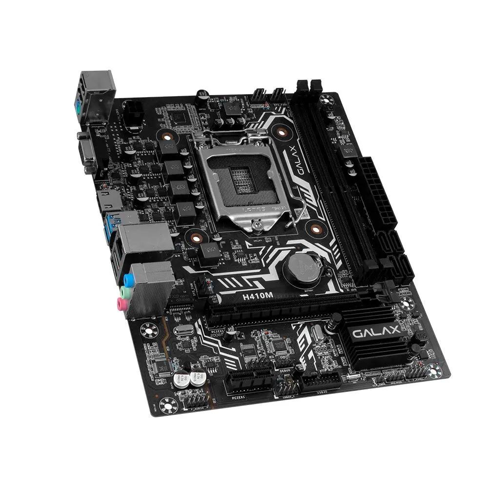 Placa Mae Galax H410M Elite Lga 1200 Ddr4 2666Mhz Vga Hdmi (10a Geração) - IH410MAGBAY1CW Truedata