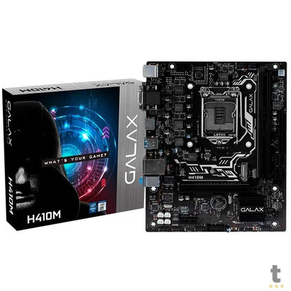 Placa Mae Galax H410M Plus Lga 1200 Ddr4 2666Mhz Hdmi M.2 (10a Geração) - IH410MAGCHY1CW Truedata