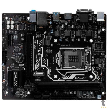 Placa Mae Galax H410M Plus Lga 1200 Ddr4 2666Mhz Hdmi M.2 (10a Geração) - IH410MAGCHY1CW Truedata